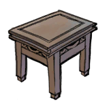 Wooden Stool with Carvings.png