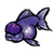 Purple Lionhead Goldfish