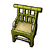 Bamboo Set - Green Bamboo Chair